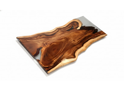 Epoxiharsen Eettafel River Table Echt hout Massief Tafels 200x90