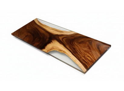 Eettafel Zee Water Rivier Echt hout Riviertafel 180x80 Tafels Epoxyhars Nieuw