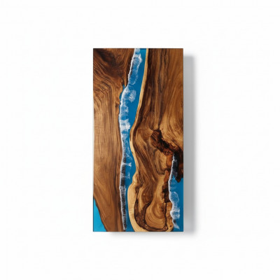 Eettafel Tafel Epoxyhars Massieve Tafels 220x90 Riviertafel Echt Hout