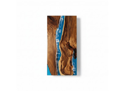Eettafel Tafel Epoxyhars Massieve Tafels 220x90 Riviertafel Echt Hout