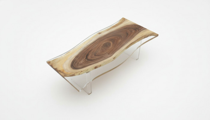 Eettafel Zee Water Rivier Echt Hout Riviertafel 220x90 Tafels