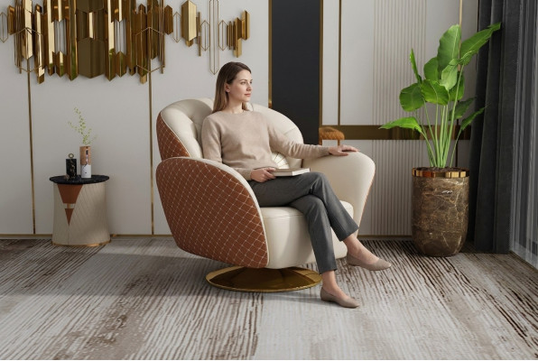 Fauteuil TV-fauteuil Ontwerp Fauteuil Armleuning Fauteuil Ontspanningsfauteuil Club Ontspanning