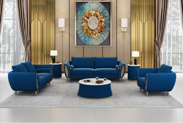 Sofaset 3 2 1 Zits Set Design Bank Bekleding Banken Bank Modern Set