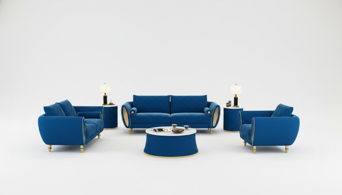 Sofaset 3 2 1 Zits Set Design Bank Bekleding Banken Bank Modern Set