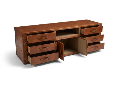 Meubel dressoir commode Vintage dressoir Luxe rtv dressoir Kast Leer Nieuw