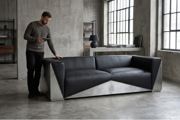 Design Luxe Echtlederen Bankstel Bankstel Bank Bankstel Meubels Driezits Nieuw