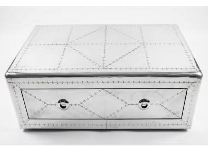 Aviator salontafel Vintage vliegtuigstijl Bijzettafel Woonkamertafel Tafel Nieuw