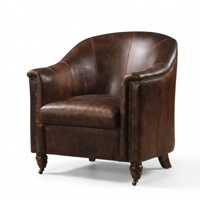 Clubsessel Vintage Leder Ledersessel Sessel Designsessel Echtleder Retro Sofa Zitsstoel Vintage Leer Lederen fauteuil Stoel Designstoel Echt leer Retro Bank
