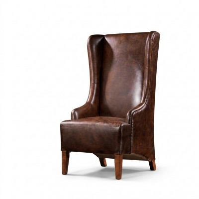 Echtlederen relaxfauteuil Vintage Cigar leren fauteuil fauteuil leren fauteuil televisie.
