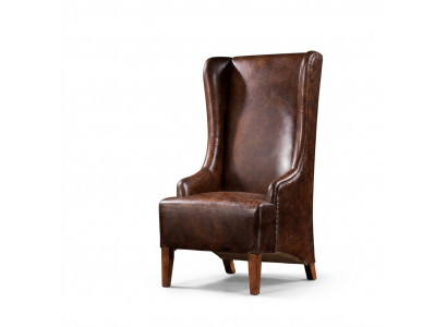 Echtlederen relaxfauteuil Vintage Cigar leren fauteuil fauteuil leren fauteuil televisie.