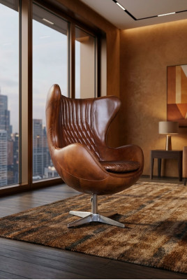 Lounge Club Relax Sessel Ontwerp Meubilair Stoel Draaibaar Chef Bekleding Bank
