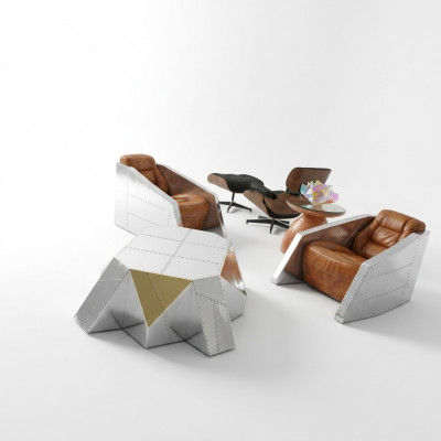 Salontafel Luxe Design Salontafel Aviator Bank Tafels Woonkamer Bijzettafel Nieuw