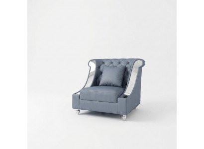 Chesterfield fauteuil tv bank 1-zits bank leer banken bekleding echt leer