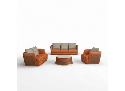 Leren bank bank woonlandschap 3 2 1 zits bankstel design modern bank banken