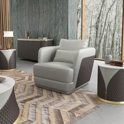 Fauteuil TV-fauteuil Design Fauteuil met bekleding Armleuningfauteuil Relaxfauteuil Club Relax