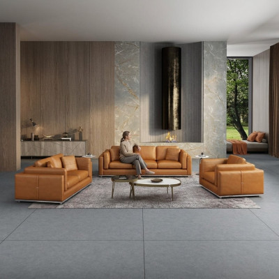 Sofa set 3 1 seater design bank gestoffeerde banken modern setgroep