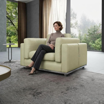 Fauteuil Clubsessel Loungesessel Cocktailsessel Relax Fauteuil Club Lederen bankstellen Nieuw