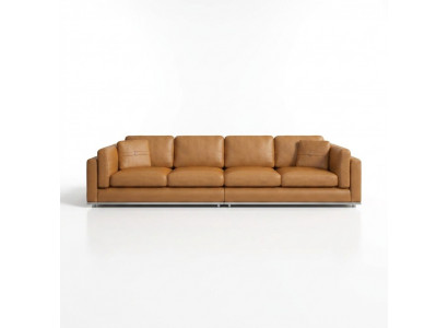 Bankstel 4-zits bankstellen Luxe gestoffeerde bankstellen Leren bankstellen Luxe design bank Nieuwe bank