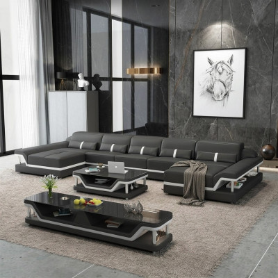 Hoekbank Bank Bank Bank Bank leerbank leren meubels woonkamer set