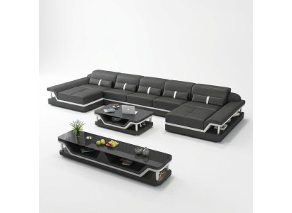 Hoekbank Bank Bank Bank Bank leerbank leren meubels woonkamer set