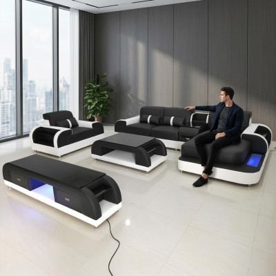 Hoekbank Bank Banken Bijzettafel Design Woonlandschappen Bankstellen Nieuw