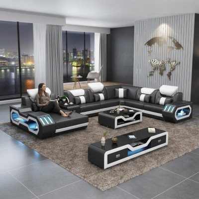 Woonlandschap U Vorm Hoekbank Salontafel Dressoir Design Woonlandschap Groot Nieuw