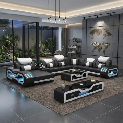 Woonlandschap U Vorm Hoekbank Salontafel Dressoir Design Woonlandschap Groot Nieuw
