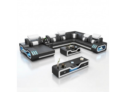 Woonlandschap U Vorm Hoekbank Salontafel Dressoir Design Woonlandschap Groot Nieuw
