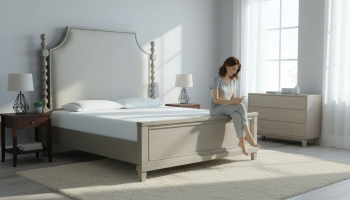 Bed Design Luxe Tweepersoons Hotelbedden Slaapkamer Hout Nieuw Landelijk Barok Nieuw