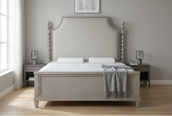 Bed Design Luxe Tweepersoons Hotelbedden Slaapkamer Hout Nieuw Landelijk Barok Nieuw