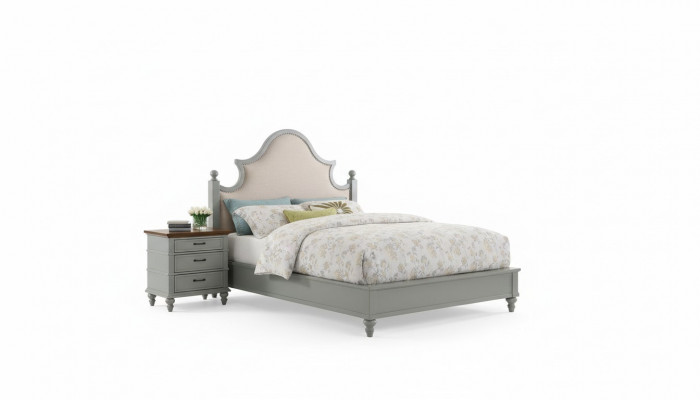 Ontwerp Luxe Slaapkamer Set Bed 2x Nachtkastjes Commode Set Bedden Hotel