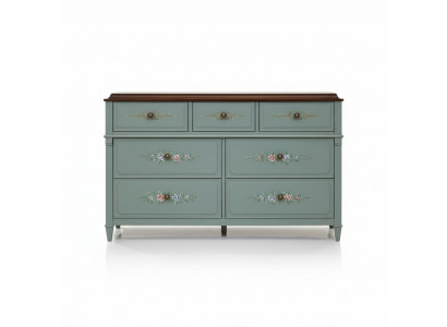 Ladenkast 150cm dressoir kast dressoir houten kast meubels laden massief hout