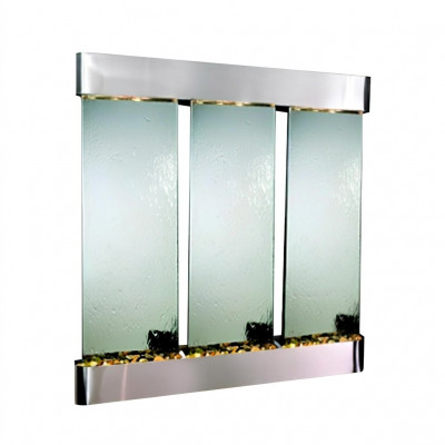 Decoratieve moderne scheidingswand Waterwanden LED waterscherm Verlichte muur