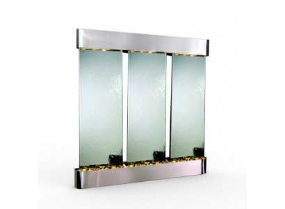 Decoratieve moderne scheidingswand Waterwanden LED waterscherm Verlichte muur