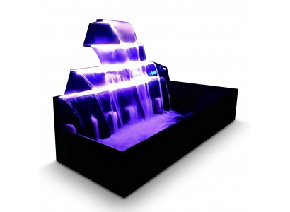 Zwembad Waterval Fontein Roestvrijstalen Waterspelen Decoratie Installatie Zwembad
