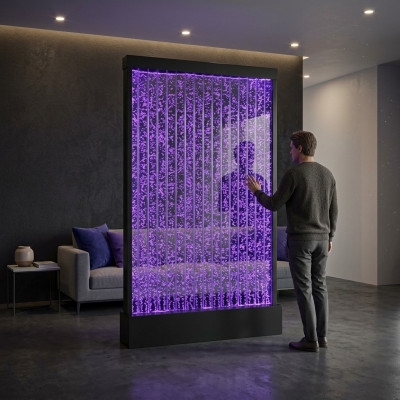 Wandpaneel LED Modern Watermuur Watermuren Waterbellen Decoratieve Muur