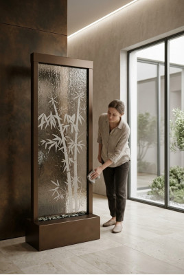 Ontwerper scheidingswand Luxe wanden Watersäulen Watermuur Scheidingswanden