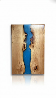 Eettafel River Table Massief Tafels 220x100 Riviertafel Zee Waterval Epoxyhars