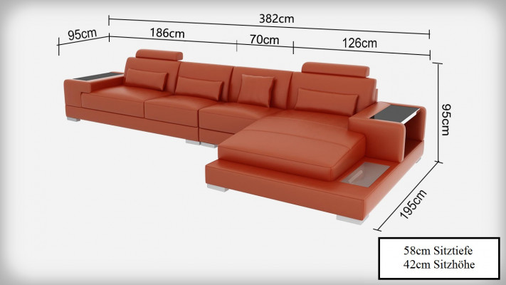 Leren bank bankstel woonlandschap met USB hoekbank hoekbank set ontwerp modern bankstel  Leren bankstel leefomgeving met USB hoekbank hoekbank set modern bankontwerp