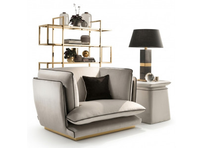 Ontwerp Stofbank Fauteuil 1-zits Beklede Banken Lounge Club Nieuw