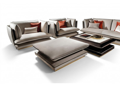Lounge Hocker Club Voetenbank Ottomaanse Pufa Textiel Ottomaanse Ontwerper arredoclassic