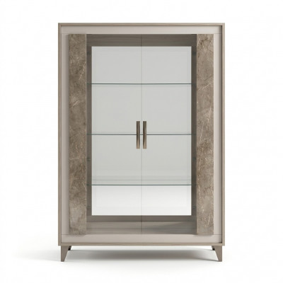 Dressoir Luxe Etalage Vitrine Glazen Kast Modern Stijl Italiaanse Meubels