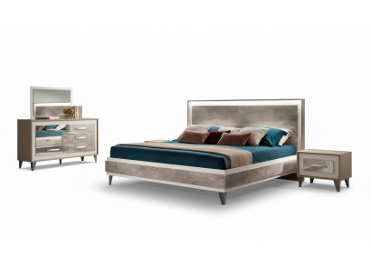 Bed met bekleding 180x200 Tweepersoonsbed Hotelbed Slaapkamer Bedden arredoclassic