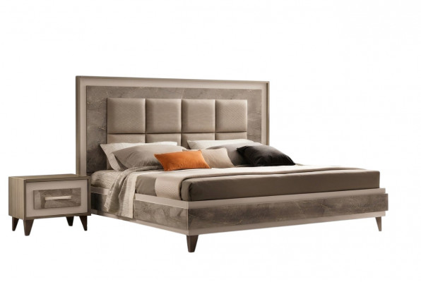 Slaapkamer 3-delig set Bed 2x Nachtkastje Console Bedden Hotel arredoclassic