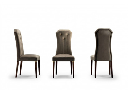 Fauteuil Stoel 1x Eetkamer TV-lounge Textiel Zitkussen Stoel arredoclassic
