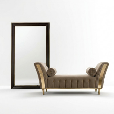 Loungebank Woonkamer Stof Bank Chaise longue Zitkussen arredoclassic