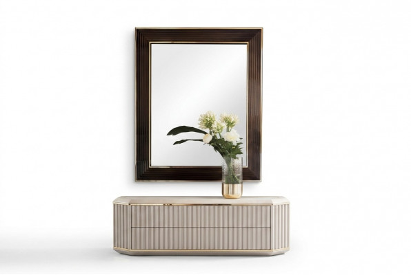 Muurspiegel houten frame spiegel meubels arredoclassic 100x120cm houten frame muur