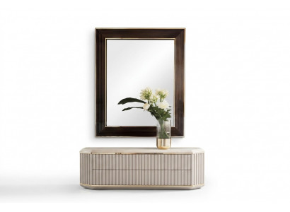 Muurspiegel houten frame spiegel meubels arredoclassic 100x120cm houten frame muur