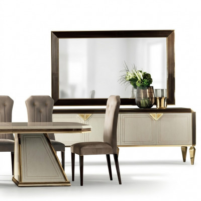 Ontwerper ladekastje Side Low Board Kast Woonkamer Hout Luxe Plank Dressoir