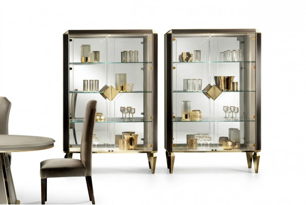Ontwerper Italiaans Chic Houten Meubels Modern Stijl Kast Vitrine Woonkamer